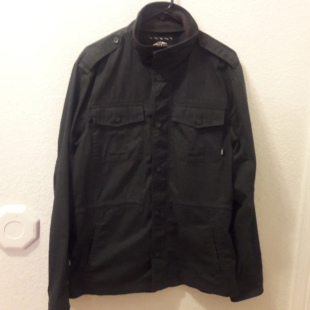 Dark gray utility Vans jacket